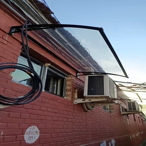 铝合金遮雨棚挡板雨搭无声门檐汽车棚露台门头别墅家用遮阳棚支架