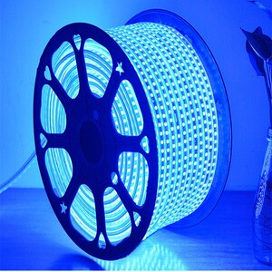 led灯带三色变光灯带暗糟客厅客厅变色7彩rgb户外防水220v软灯条