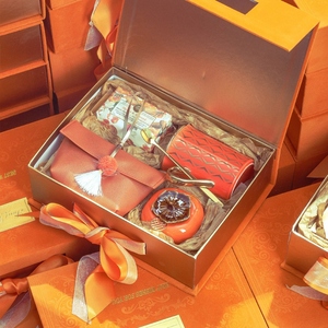 过年婚礼回礼物送客人礼包盒子结婚伴手礼物品高定伴娘团礼盒随手