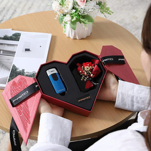 primo打火机防风男士高档送男友老公充电子创意个性定制生日礼物