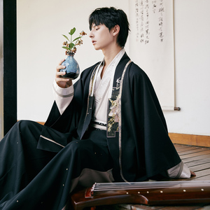 十三余小豆蔻儿[玄鲲]刺绣对襟短衫箭袖短衫褌裤宋制汉服男女情侣