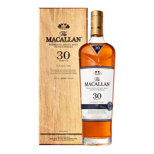 麦卡伦30年蓝钻双桶单一麦芽威士忌苏格兰原装进口洋酒macallan