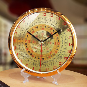 八卦钟 小钟 老式钟表 老式机械摇摆挂钟八卦钟表十二时辰挂钟中