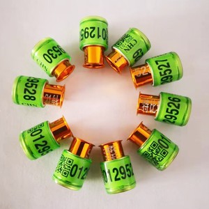 鸽子足环2020不带证特比包邮定做统一鸽子脚环用品用具信鸽特比环