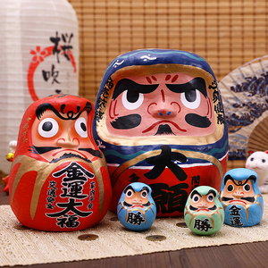 日式祈愿达摩摆件开运个性创意家居必胜日本料理居酒屋店铺装饰品