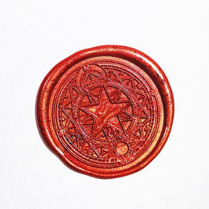 印鉴百变库洛魔法阵火漆印章纹章摩卡少女小樱蜡封信封封口封印a