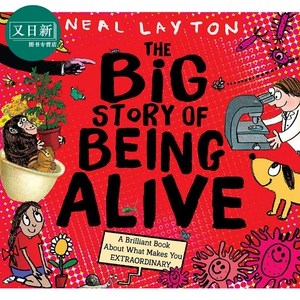 活着的大故事 Neal Layton The Big Story of Being Alive 英文原版 儿童绘本 知识百科图画书 自然科学读本 进口 又日新