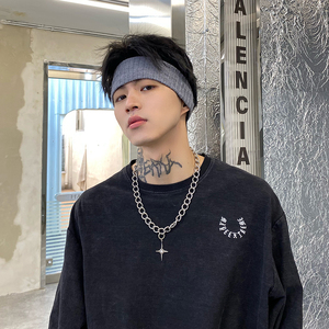 束发带男士洗脸吸汗