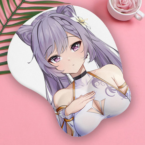 七海立体原神36d屁股鼠标垫胸硅胶禁欲系公路商店仿真立体鼠标垫