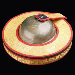尼泊尔手工铜嚓大镲子佛具碰铃打击乐器铙钹藏传佛具铜钹饶高档