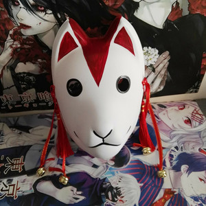 狐狸面具cosplay道具全脸面具经犒商贸店阿里巴巴为您推荐暗部鼬c