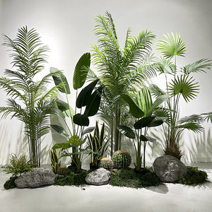 室内大型仿真植物假盆栽造景商场橱窗餐厅墙角大堂假树装饰摆件