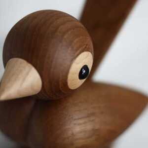 巷子戏法 风纯手工木偶客厅装饰摆件乔迁送礼小麻雀玩偶o