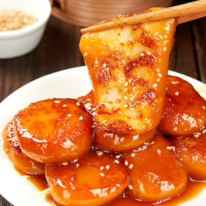 糖油粑粑正宗长沙特产传统小吃纯手工半成品年糕糯米红糖糍粑甜点