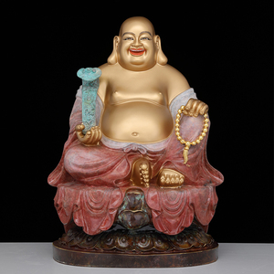 大肚弥勒佛铜像纯铜