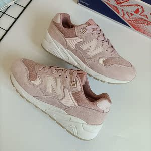 韩国正品浪新百伦威nb580hp樱花粉女鞋原宿风校园学生跑步运动鞋