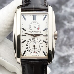 二手正品百达翡丽gondolo男表5200g日期星期八日链手动机械手表