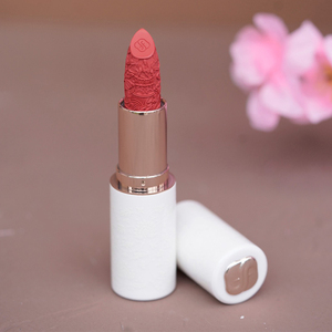 花西子花露玲珑陶瓷口红/雕花唇膏滋润不拔干雾面哑光焦糖豆沙色