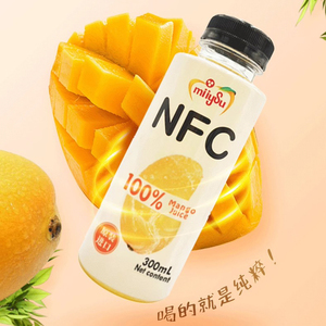 泰国进口NFC纯果汁100%复合百香果/芒果汁300ml养生饮料临期特价