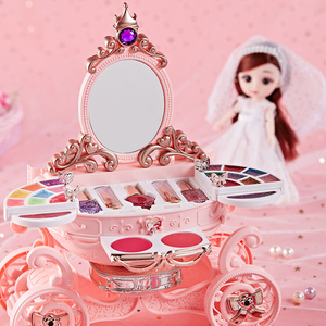 儿童化妆品玩具套装眼影女孩公主彩妆盒女童生日礼物小孩子指甲油