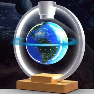磁悬浮地球仪3d立体办公桌面客厅装饰品自转发光商务摆件生日礼物