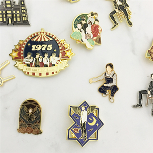 金属徽章定做 烤漆珐琅 明星周边朱一龙白宇鹿晗徽章个性化定制