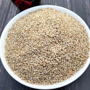 生白芝麻1斤5斤农家自产新货芝麻生芝麻一级纯正天然带皮白芝麻生