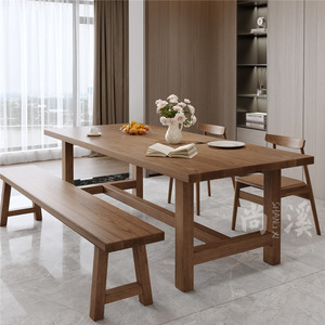 柚木实木餐桌