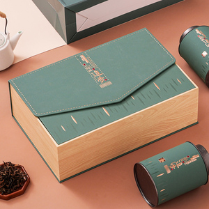 茶叶罐包装盒空礼盒龙井茶碧螺春礼品盒安吉白茶礼盒装空盒可定制