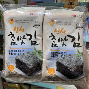 香港代购 韩国seamool seasonedlaver新水真味紫菜海苔10包20g