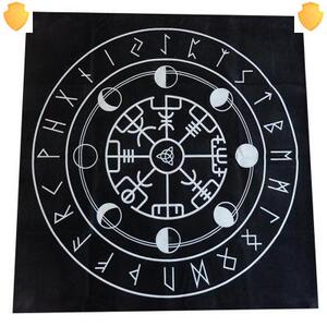 灵摆布占卜桌布【祭坛布】wicca五芒星三相月圣坛女巫魔法仪式.