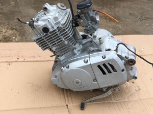 二手摩托车铃木王锐爽发动机钻豹王125发动机太子gn125发动机总成