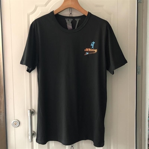 000人付款淘宝vlone friends 骷髅彩色字母大v短袖t恤宽松男女潮牌王