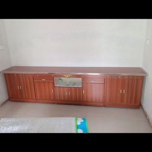 农村客厅老式长条组合靠墙储物条几高茶水平柜电视柜