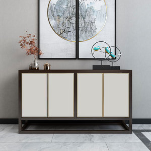 过道玄关柜新中式