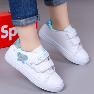 3-12岁11女孩子10休闲白鞋9小孩8女童穿7春天6童装5运动板鞋4儿童