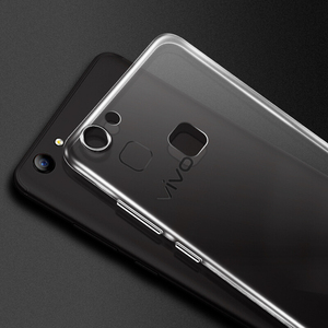 vivo y75男女情侣新款 后盖手机壳裸机手感y75a全包边 防摔防刮透明