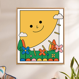 儿童创意油彩画