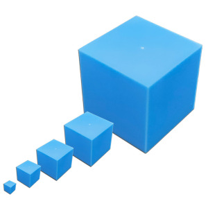 正方体模型小学数学厘米立方块分米立方体教具学具教学仪器1cm 2cm