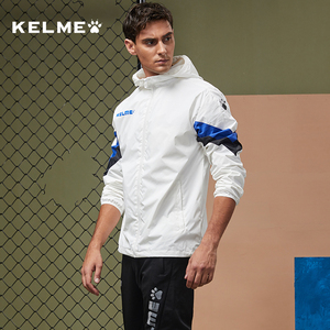 kelme卡尔美运动服篮球外套男 防风衣足球训练跑步服宽松外套夹克