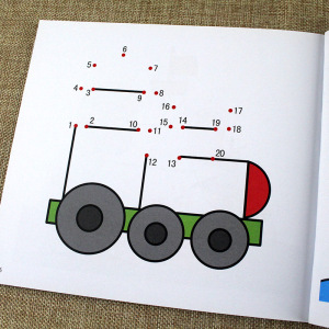 数字连线书1-20 幼儿连连看儿童益智书宝宝全脑开发大书3-4-5-6岁数学