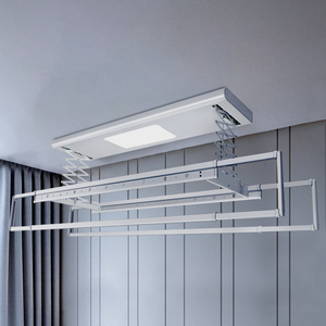 元澳电动晾衣架遥控升降阳台晒衣架家用全自动伸缩多功能凉衣架