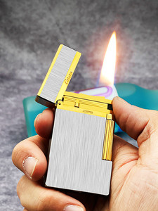 zippo官网朗声煤油打火机清脆钢音黄铜侧滑轮创意个性定制高