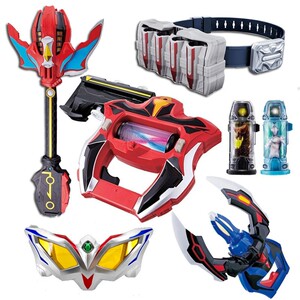 捷德奥特曼升华器发光胶囊变身器赛罗眼镜人偶腰带召唤器玩具套装