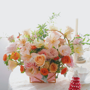 插花花篮鲜花