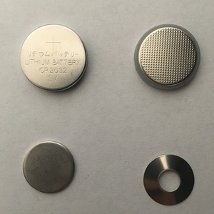 扣式电池壳cr2032正极壳 负极壳 垫片 弹片 纽扣电池壳扣电壳 304