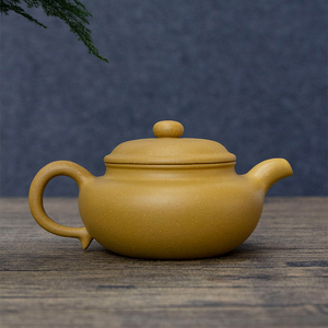 玉壶春仿古 宜兴紫砂壶 手工制作 段泥 功夫茶 中式 家用茶壶