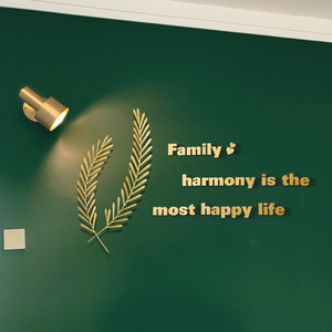 ins网红立体字母墙贴 英文金色轻奢装饰北欧创意墙面装饰背景墙饰