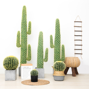 大型仿真仙人掌摆件北欧植物家居室内假绿植盆栽仙人柱ins风装饰