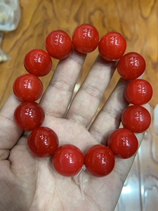 红色扁形弹力线串珠绳手链松紧绳水晶线串珠穿手串橡皮筋17人付款6